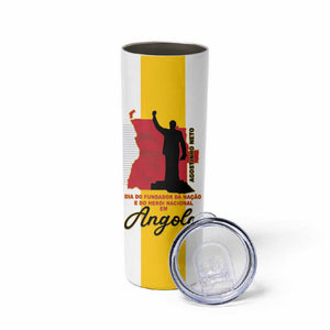 Personalized Dia dos Herois Nacionais de Angola Skinny Tumbler 17 de Setembro - African Pride
