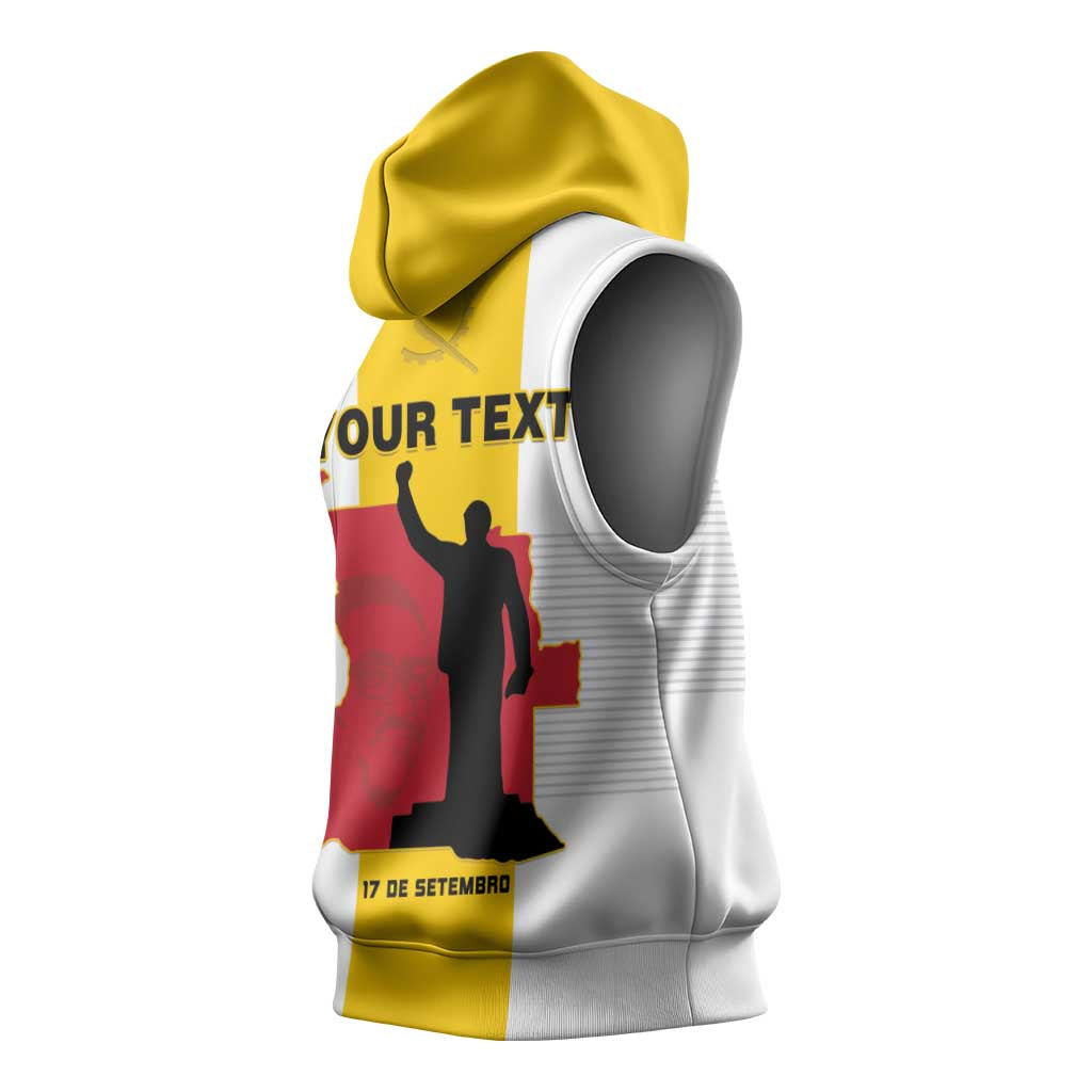 Personalized Dia dos Herois Nacionais de Angola Sleeveless Hoodie 17 de Setembro - African Pride