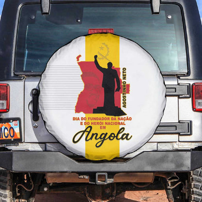 Dia dos Herois Nacionais de Angola Spare Tire Cover 17 de Setembro - African Pride