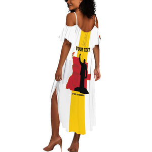 Personalized Dia dos Herois Nacionais de Angola Summer Maxi Dress 17 de Setembro - African Pride