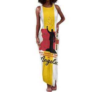 Personalized Dia dos Herois Nacionais de Angola Tank Maxi Dress 17 de Setembro - African Pride