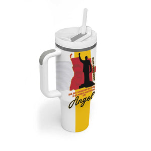 Personalized Dia dos Herois Nacionais de Angola Tumbler With Handle 17 de Setembro - African Pride