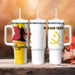 Personalized Dia dos Herois Nacionais de Angola Tumbler With Handle 17 de Setembro - African Pride