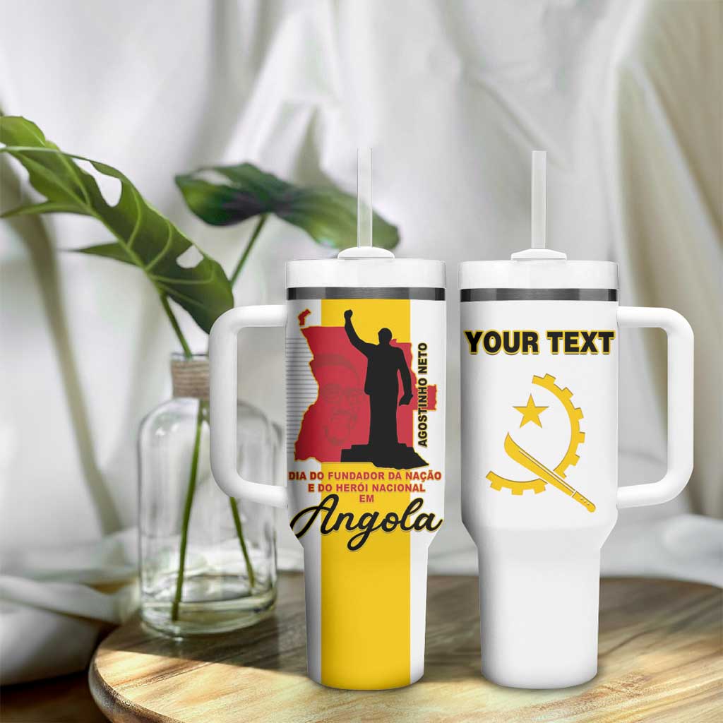 Personalized Dia dos Herois Nacionais de Angola Tumbler With Handle 17 de Setembro - African Pride