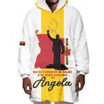 Personalized Dia dos Herois Nacionais de Angola Wearable Blanket Hoodie 17 de Setembro - African Pride