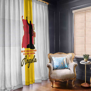 Dia dos Herois Nacionais de Angola Window Curtain 17 de Setembro - African Pride
