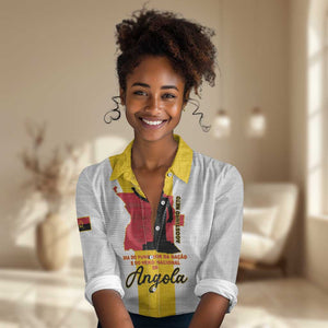 Personalized Dia dos Herois Nacionais de Angola Women Casual Shirt 17 de Setembro - African Pride