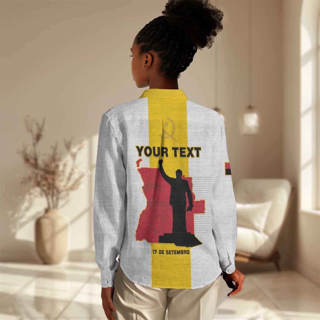 Personalized Dia dos Herois Nacionais de Angola Women Casual Shirt 17 de Setembro - African Pride