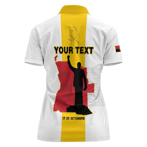 Personalized Dia dos Herois Nacionais de Angola Women Polo Shirt 17 de Setembro - African Pride