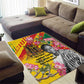 Personalized Ghana Kwame Nkrumah Memorial Day Area Rug Mausoleum Impala Lily - African Pride