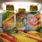 Personalized Ghana Kwame Nkrumah Memorial Day Back Car Seat Cover Mausoleum Impala Lily - African Pride