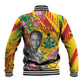 Personalized Ghana Kwame Nkrumah Memorial Day Baseball Jacket Mausoleum Impala Lily - African Pride