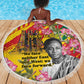 Personalized Ghana Kwame Nkrumah Memorial Day Beach Blanket Mausoleum Impala Lily - African Pride