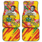 Personalized Ghana Kwame Nkrumah Memorial Day Car Mats Mausoleum Impala Lily - African Pride