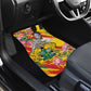 Personalized Ghana Kwame Nkrumah Memorial Day Car Mats Mausoleum Impala Lily - African Pride