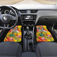Personalized Ghana Kwame Nkrumah Memorial Day Car Mats Mausoleum Impala Lily - African Pride