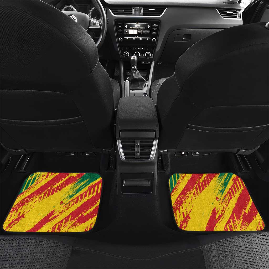 Personalized Ghana Kwame Nkrumah Memorial Day Car Mats Mausoleum Impala Lily - African Pride