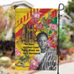 Personalized Ghana Kwame Nkrumah Memorial Day Garden Flag Mausoleum Impala Lily - African Pride