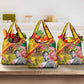 Personalized Ghana Kwame Nkrumah Memorial Day Grocery Bag Mausoleum Impala Lily - African Pride