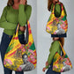 Personalized Ghana Kwame Nkrumah Memorial Day Grocery Bag Mausoleum Impala Lily - African Pride