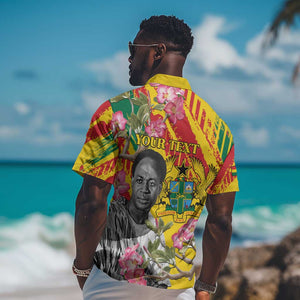 Personalized Ghana Kwame Nkrumah Memorial Day Hawaiian Shirt Mausoleum Impala Lily - African Pride