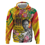Personalized Ghana Kwame Nkrumah Memorial Day Hoodie Mausoleum Impala Lily - African Pride