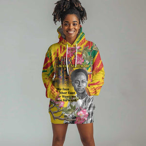 Personalized Ghana Kwame Nkrumah Memorial Day Hoodie Dress Mausoleum Impala Lily - African Pride