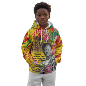 Personalized Ghana Kwame Nkrumah Memorial Day Kid Hoodie Mausoleum Impala Lily - African Pride