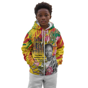 Personalized Ghana Kwame Nkrumah Memorial Day Kid Hoodie Mausoleum Impala Lily - African Pride