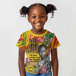 Personalized Ghana Kwame Nkrumah Memorial Day Kid T shirt Mausoleum Impala Lily - African Pride