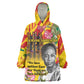 Personalized Ghana Kwame Nkrumah Memorial Day Kid Wearable Blanket Hoodie Mausoleum Impala Lily - African Pride