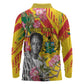 Personalized Ghana Kwame Nkrumah Memorial Day Long Sleeve Polo Shirt Mausoleum Impala Lily - African Pride