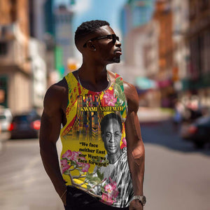 Personalized Ghana Kwame Nkrumah Memorial Day Men Tank Top Mausoleum Impala Lily - African Pride