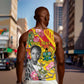 Personalized Ghana Kwame Nkrumah Memorial Day Men Tank Top Mausoleum Impala Lily - African Pride
