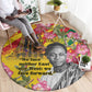 Personalized Ghana Kwame Nkrumah Memorial Day Round Carpet Mausoleum Impala Lily - African Pride