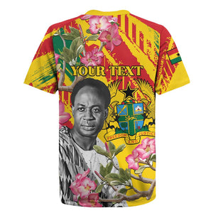 Personalized Ghana Kwame Nkrumah Memorial Day Rugby Jersey Mausoleum Impala Lily - African Pride