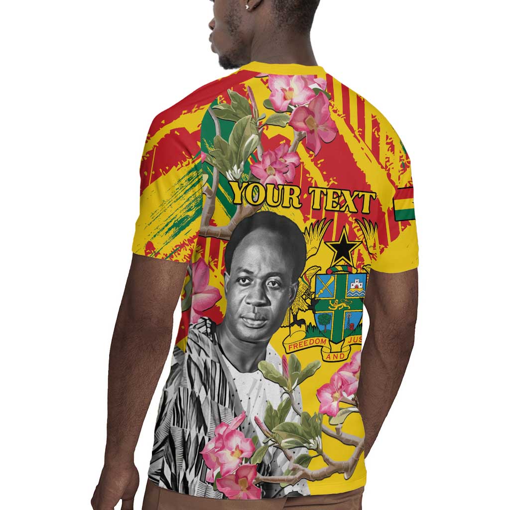 Personalized Ghana Kwame Nkrumah Memorial Day Rugby Jersey Mausoleum Impala Lily - African Pride