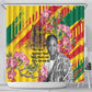 Personalized Ghana Kwame Nkrumah Memorial Day Shower Curtain Mausoleum Impala Lily - African Pride