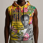 Personalized Ghana Kwame Nkrumah Memorial Day Sleeveless Hoodie Mausoleum Impala Lily - African Pride