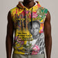 Personalized Ghana Kwame Nkrumah Memorial Day Sleeveless Zip Hoodie Mausoleum Impala Lily - African Pride