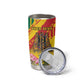 Personalized Ghana Kwame Nkrumah Memorial Day Tumbler Cup Mausoleum Impala Lily - African Pride