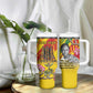 Personalized Ghana Kwame Nkrumah Memorial Day Tumbler With Handle Mausoleum Impala Lily - African Pride