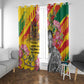Personalized Ghana Kwame Nkrumah Memorial Day Window Curtain Mausoleum Impala Lily - African Pride