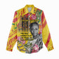 Personalized Ghana Kwame Nkrumah Memorial Day Women Casual Shirt Mausoleum Impala Lily - African Pride