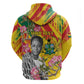 Personalized Ghana Kwame Nkrumah Memorial Day Zip Hoodie Mausoleum Impala Lily - African Pride