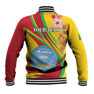 Personalized Afro Mali Baseball Jacket Happy 65th Anniversary Independence - African Pride