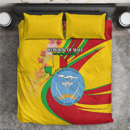Afro Mali Bedding Set Happy 65th Anniversary Independence - African Pride