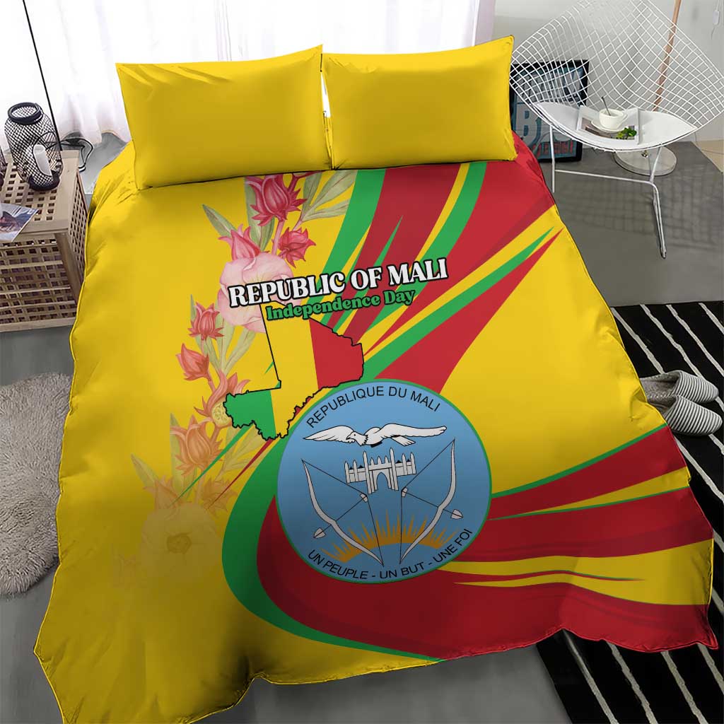 Afro Mali Bedding Set Happy 65th Anniversary Independence - African Pride