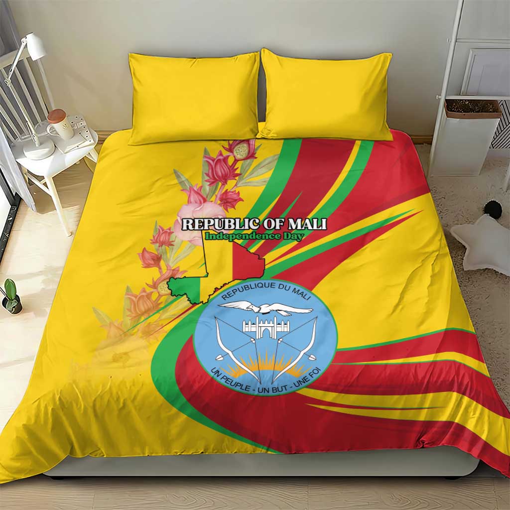Afro Mali Bedding Set Happy 65th Anniversary Independence - African Pride