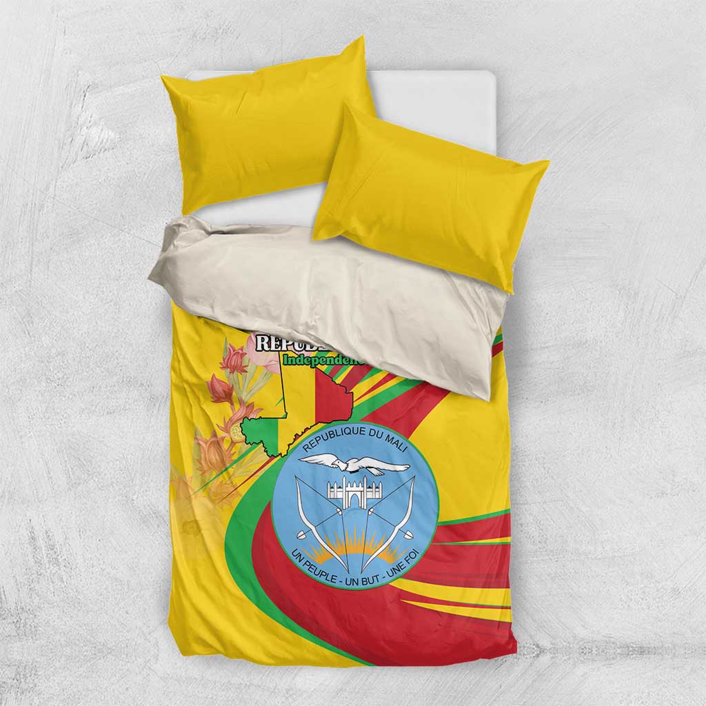 Afro Mali Bedding Set Happy 65th Anniversary Independence - African Pride